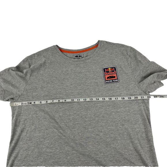 Mens Red Bull KTM Racing Team Short Sleeve T-Shirt Size XL Gray - Picture 3 of 7